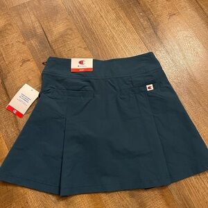 Champion Dark Teal Athletic Skort with Logo Tabs